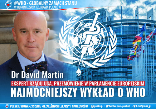 Dr David Martin - Najmocniejsze wystąpienie o WHO - Parlament Europejski Strasburg - 13 września 2023 r.