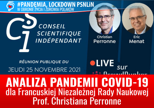 ANALIZA PANDEMII COVID-19 dla Francuskiej Niezależnej Rady Naukowej prof. Christiana Perronne