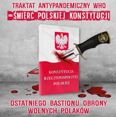 O naszą wolność. Apel do Posłów i Senatorów RP o obronę suwerenności Polski i nieratyfikowanie traktatu WHO.