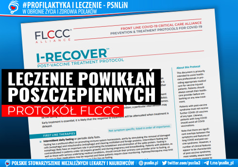 Leczenie powikłań poszczepiennych - protokół FLCCC