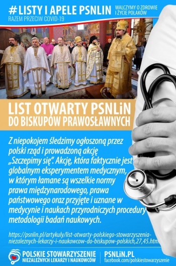 Memy PSNLiN - Listy i apele PSNLiN - List otwarty PSNLiN do biskupów prawosławnych