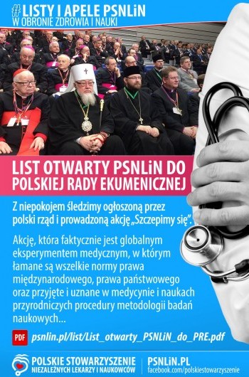 Memy PSNLiN - Listy i apele PSNLiN - List otwarty PSNLiN do Polskiej Rady Ekumenicznej