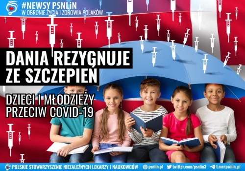 Dania rezygnuje ze szczepień dzieci i młodzieży przeciw Covid-19