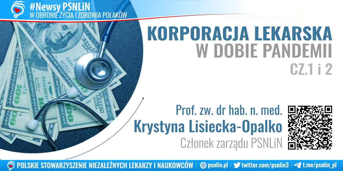 Newsy_PSNLiN-Korporacja_lekarska_w_dobie_pandemii-prof_Krystyna_Lisiecka-Opalko