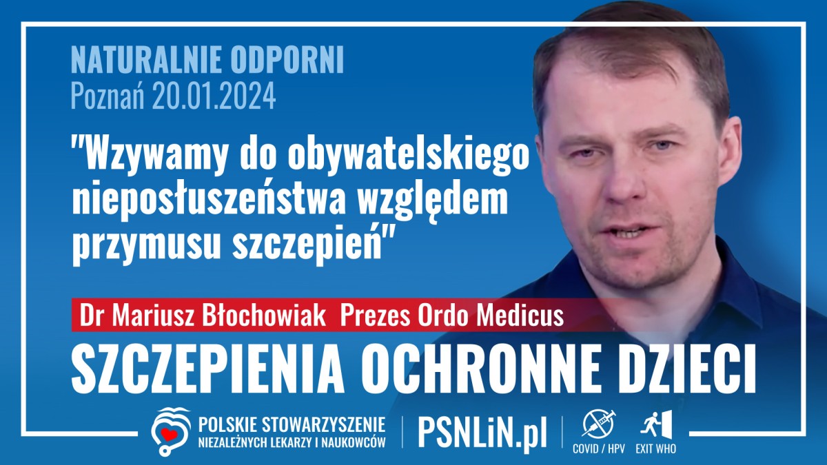 Szczepienia ochronne dzieci - dr Mariusz Błochowiak Ordo Medicus - Naturalnie Odporni