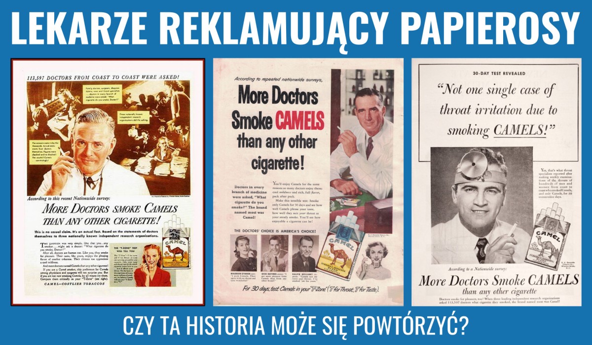 lekarze reklamujący papierosy - czy to się może powtórzyć - PSNLiN