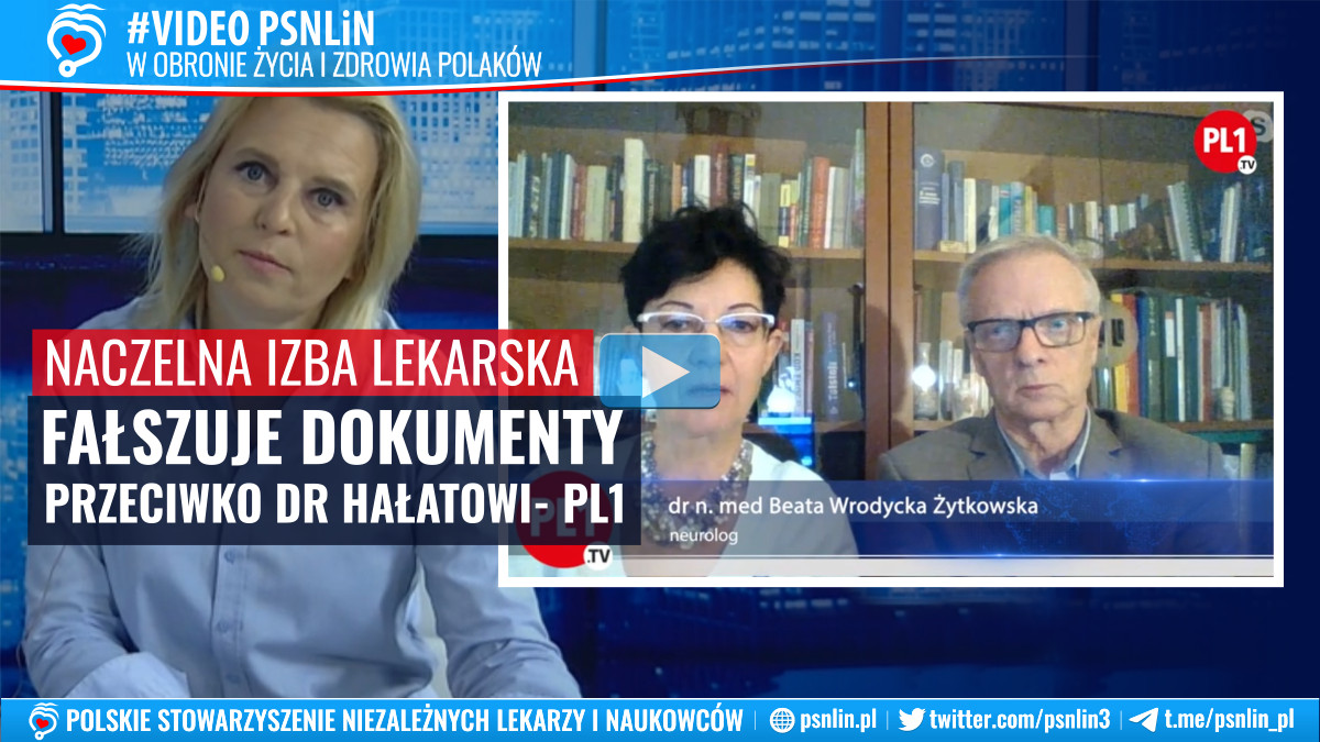 Naczelna Izna Lekarska fałszuje dokumenty sądowe przeciwko dr Hałatowi - PL1