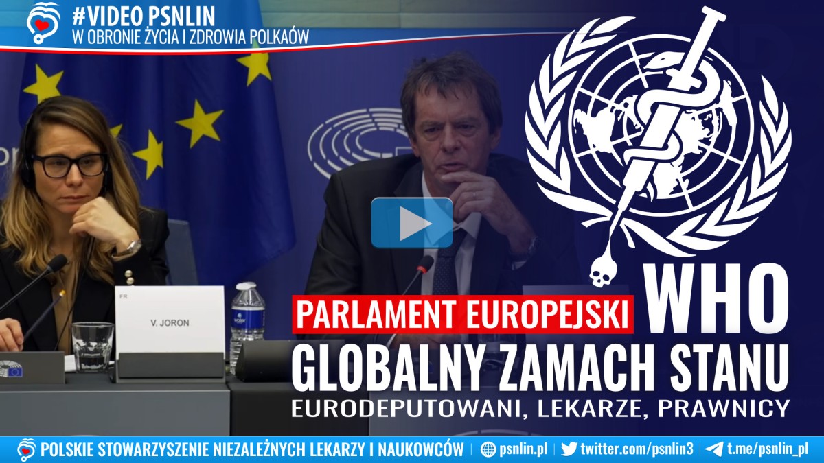 Parlament Europejski - WHO globalny zamach stanu----