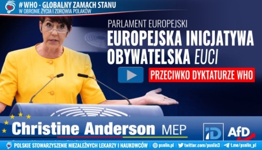 Europejska Inicjatywa Obywatelska EUCI przeciwko dyktaturze WHO - Parlament Europejski